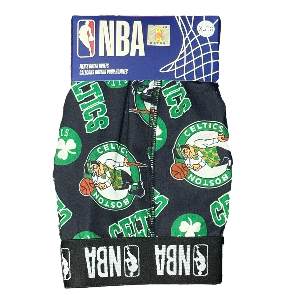 Mens Boston Celtics NBA Licensed Boxer Briefs - Size Extra Large XL - NWT